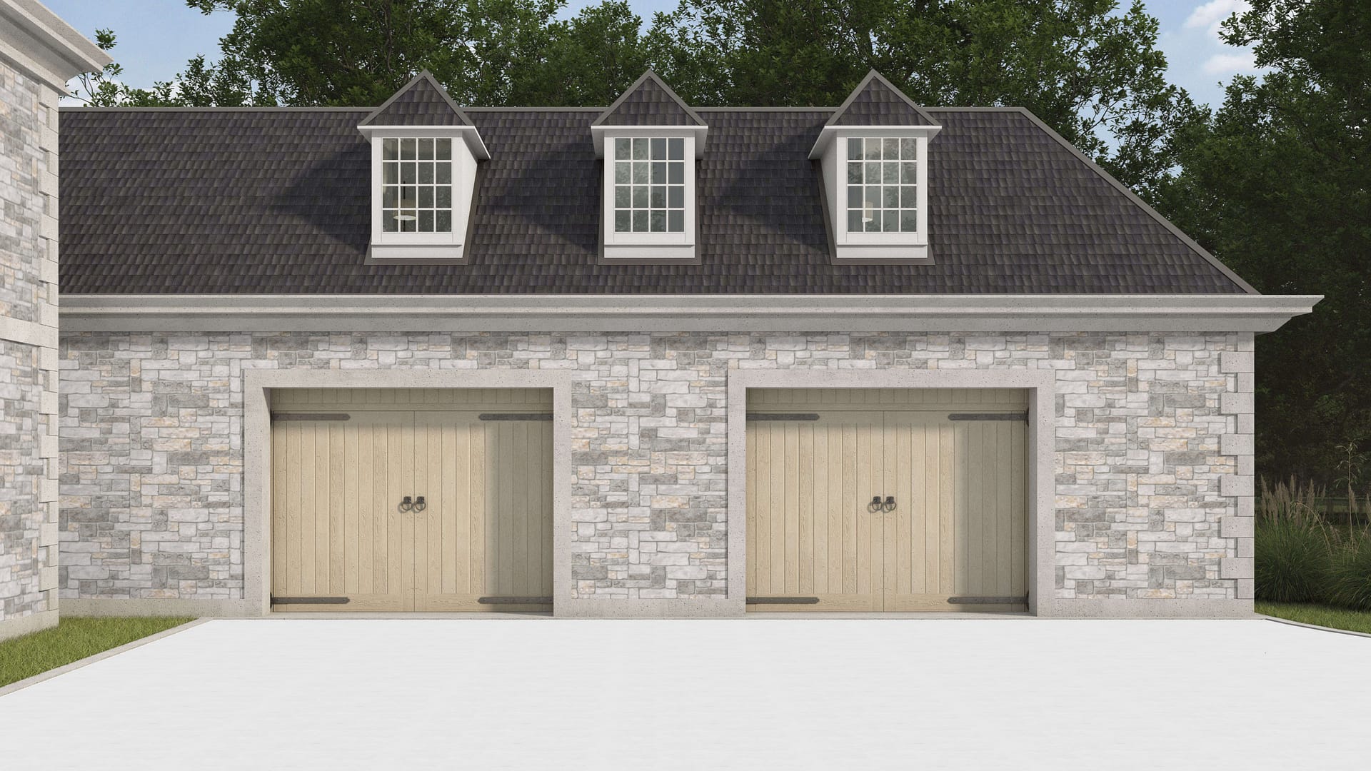 SDT1328 SDM389 M1255 Nordic Sierra Gray Limestone - Split-face Seamface | Pattern DP104 Veneer - Ashlar - Split Edge - Random Sizes 6x2" to 18x9" | Thin