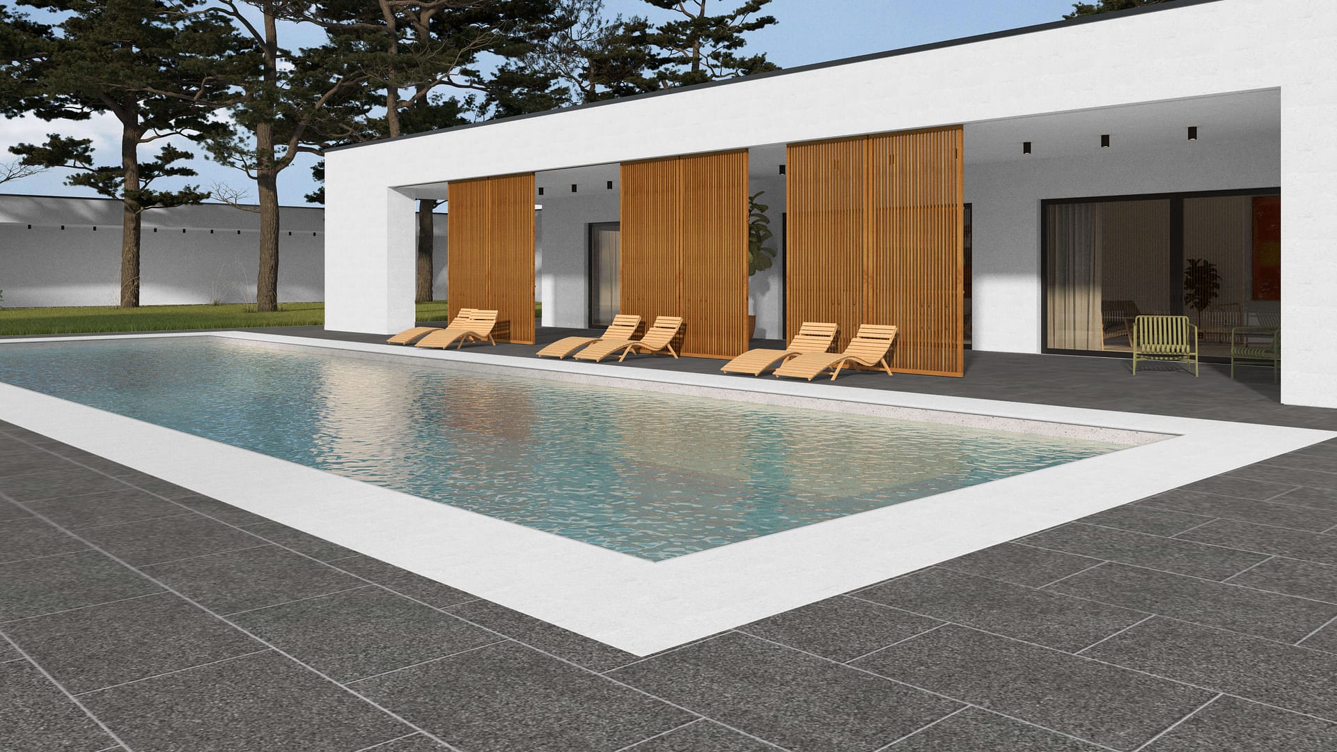  SDT1419 SDM421 M874 Sugus Black Sandstone - Flamed | Pattern DP061 Paving - Half Running Bond - Sawn Edge - Dimensional 3 Pieces 1 Size* | 36x24"