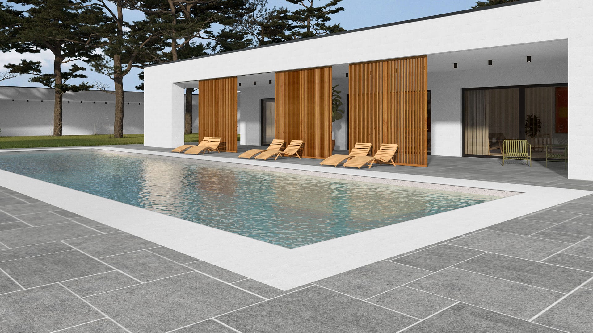  SDT1538 SDM499 M546 Belgian Bluestone - EnoDesign | Pattern DP094 Paving - Universal - Sawn Edge - Dimensional 14 Pieces 4 Sizes | 24x24”(4) 48x24”(2) 48x36”(4) 48x48”(4)