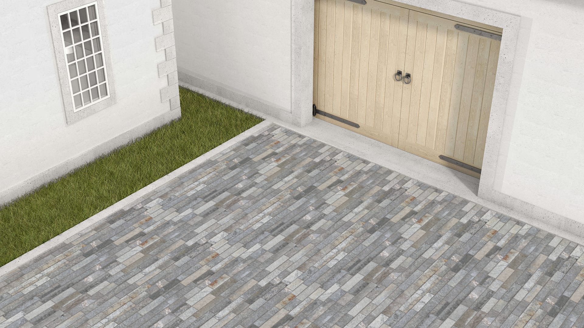  SDT1552 SDM453 M87 Reclaimed Third Generation Granite Curbstone - Weathered &amp; Worn | Pattern DP126 Paving - Planks 36'' 48'' 60'' 72'' Lengths 18'' 15'' 17'' 16'' 15'' 18'' Widths