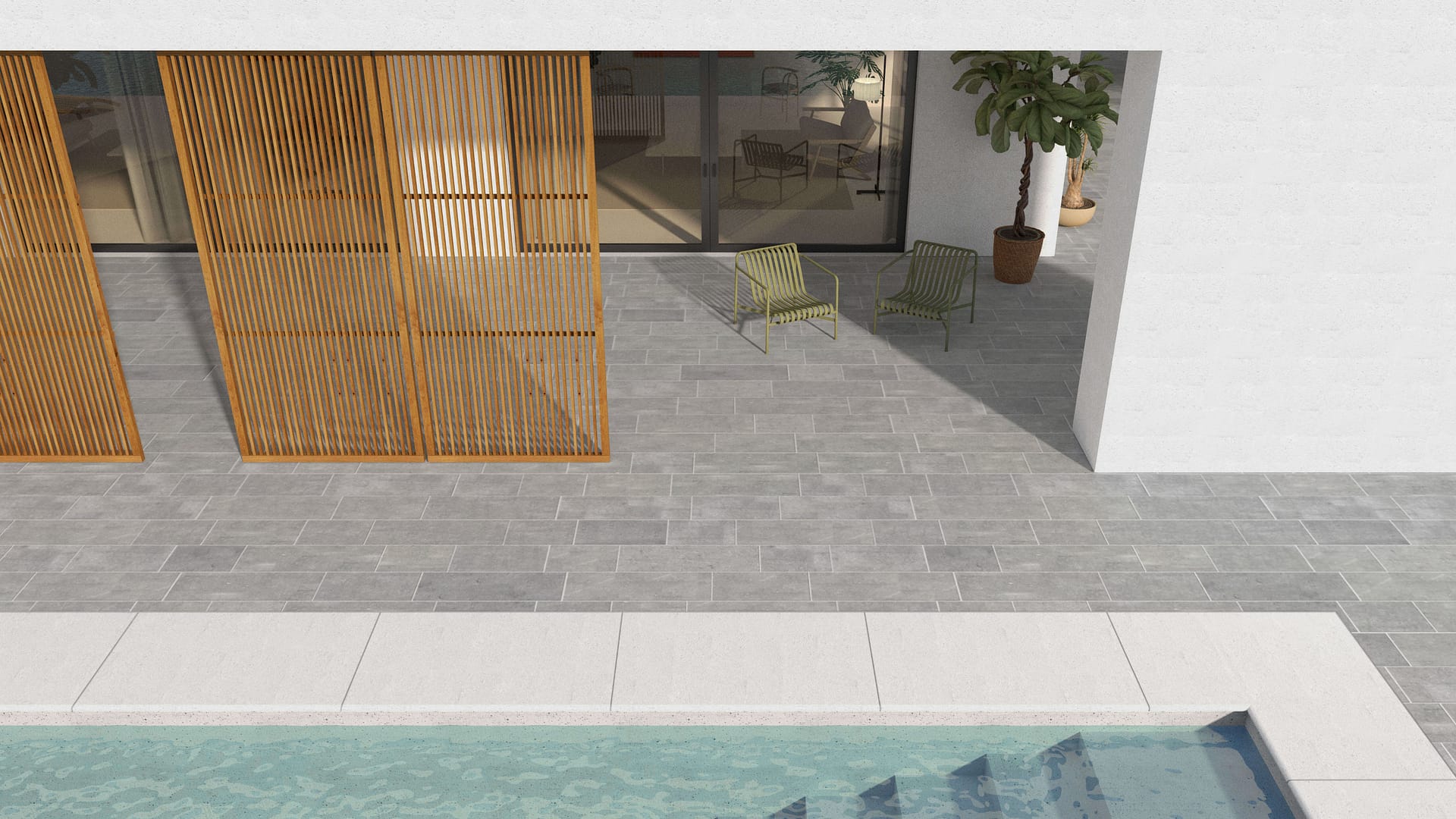  SDT1537 SDM488 M546 Belgian Bluestone - Enoskin | Pattern DP087 Paving - Running Bond - Sawn Edge - Dimensional 22 Pieces 3 Sizes | 18x12"(8) 24x12"(6) 36x12"(8)