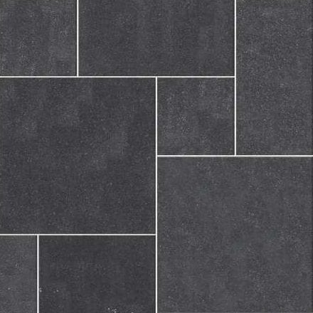  SDT1590 SDM487 M546 Belgian Bluestone - Honed Dark | Pattern DP094 Paving - Universal - Sawn Edge - Dimensional 14 Pieces 4 Sizes | {24x24”(4) 48x24”(2) 48x36”(4) 48x48”(4)