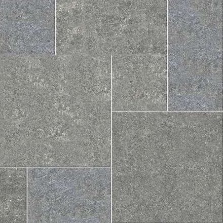  SDT1526 SDM485 M546 Belgian Bluestone - Flamed | Pattern DP094 Paving - Universal - Sawn Edge - Dimensional 14 Pieces 4 Sizes | {24x24”(4) 48x24”(2) 48x36”(4) 48x48”(4)