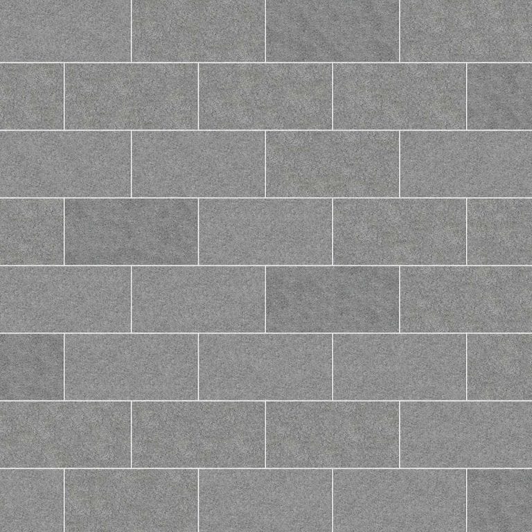 SDT1472 SDM431 M902 Superior Northern Granite - Sand Blasted | Pattern DP061 Paving - Half Running Bond - Sawn Edge - Dimensional 3 Pieces 1 Size* | 24x12"