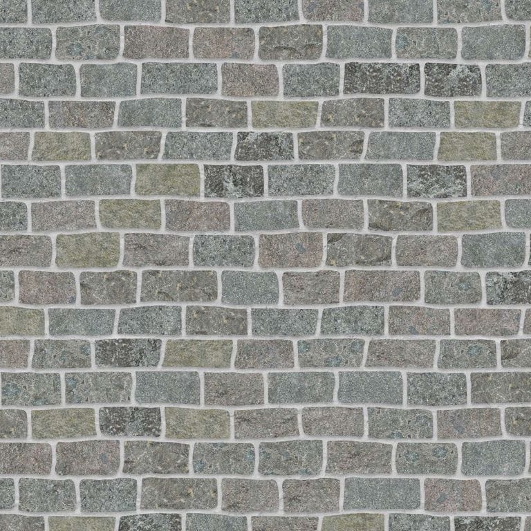 Reclaimed European Cobbles - Weathered &amp; Worn Surface - Thin Veneer - Medium Rec - DP053 SDM120 SDT246