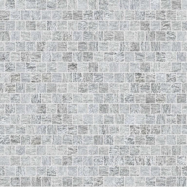  SDT1508 SDM395 M1023 Pietra Italia Gray Gneiss - Sand Blasted | Pattern DP061 Paving - Half Running Bond - Sawn Edge - Dimensional 3 Pieces 1 Size* | 4x4"