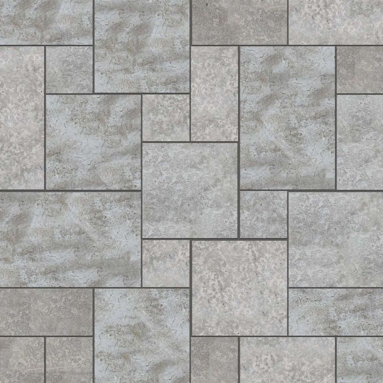  SDT1542 SDM483 M918 Madison Limestone - Flamed | Pattern DP086 Paving - Universal - Sawn Edge - Dimensional 12 Pieces 4 Sizes | 12x12”(4) 24x12”(2) 24x24”(4),36x24”(2)