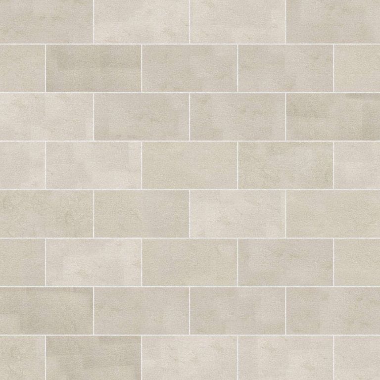 SDT1554 SDM497 M1297 Mediterranean Cream Limestone - Sand Blasted | Pattern DP061 Paving - Half Running Bond - Sawn Edge - Dimensional 3 Pieces 1 Size* | 24x12"