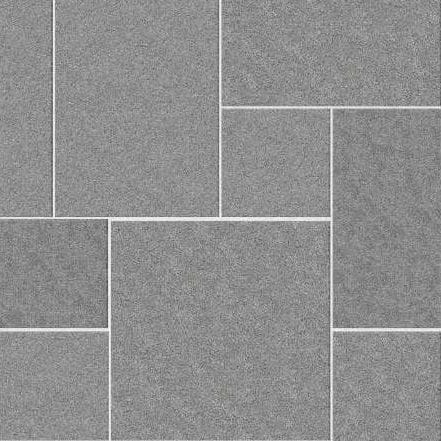  SDT1476 SDM431 M902 Superior Northern Granite - Sand Blasted | Pattern DP094 Paving - Universal - Sawn Edge - Dimensional 14 Pieces 4 Sizes | 24x24”(4) 48x24”(2) 48x36”(4) 48x48”(4)