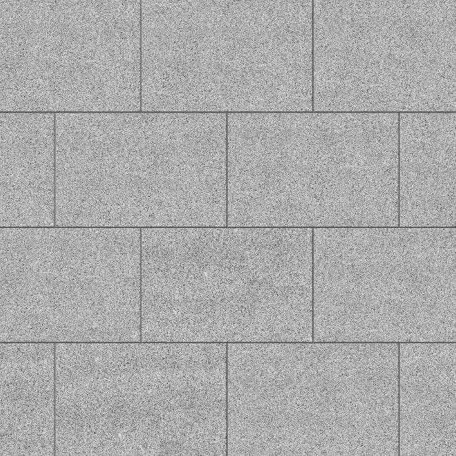  SDT1414 SDM422 M845 Gray Nisa Granite - Sand Blasted | Pattern DP061 Paving - Half Running Bond - Sawn Edge - Dimensional 3 Pieces 1 Size* | 36x24"