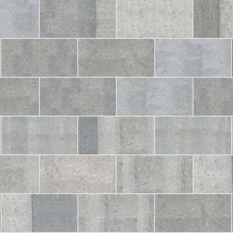  SDT1509 SDM496 M546 Belgian Bluestone - Sawn | Pattern DP061 Paving - Half Running Bond - Sawn Edge - Dimensional 3 Pieces 1 Size* | 24x12"