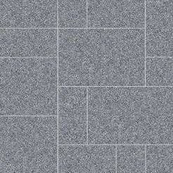 Pensy Black Cobbles - Sawn &amp; Flamed Finish - Patio - Standard - DP090 SDM352 SDT987