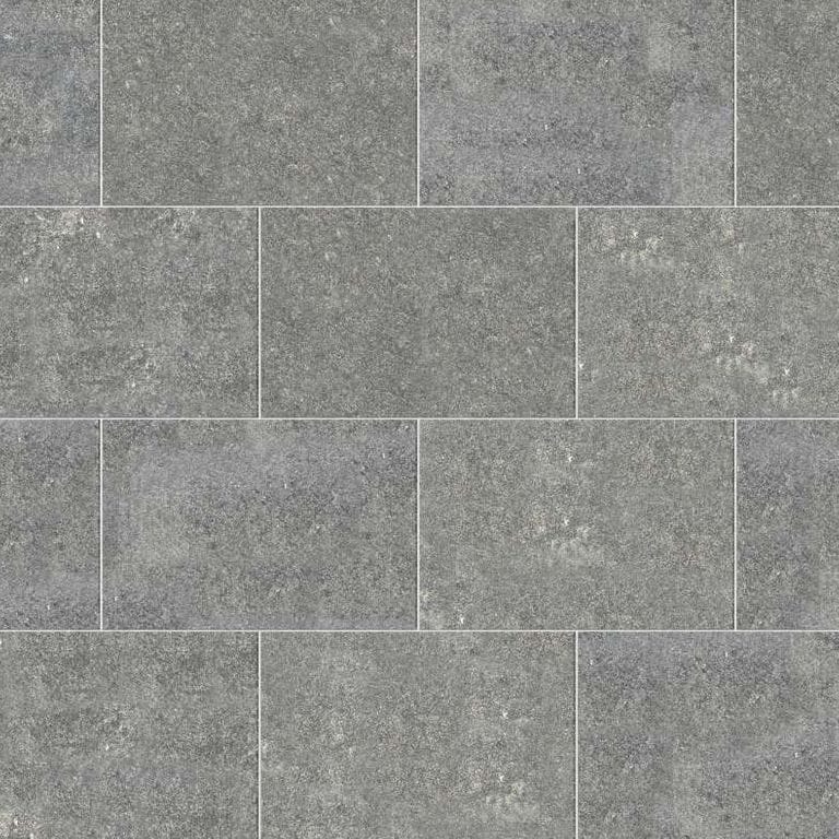  SDT1521 SDM485 M546 Belgian Bluestone - Flamed | Pattern DP061 Paving - Half Running Bond - Sawn Edge - Dimensional 3 Pieces 1 Size* | 36x24"