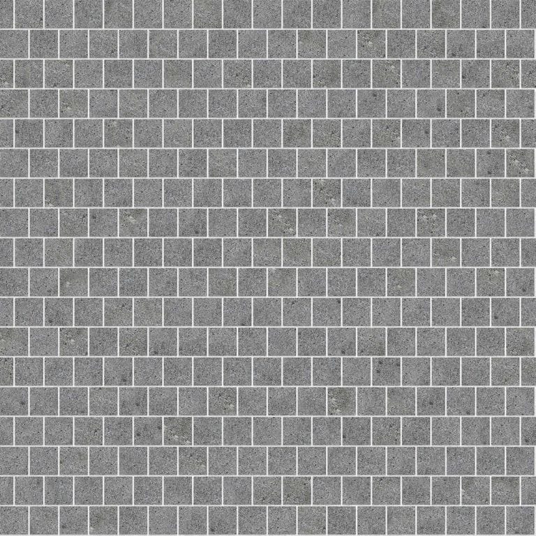  SDT1506 SDM424 M406 Republic Black Granite - Flamed | Pattern DP061 Paving - Half Running Bond - Sawn Edge - Dimensional 3 Pieces 1 Size* | 4x4"