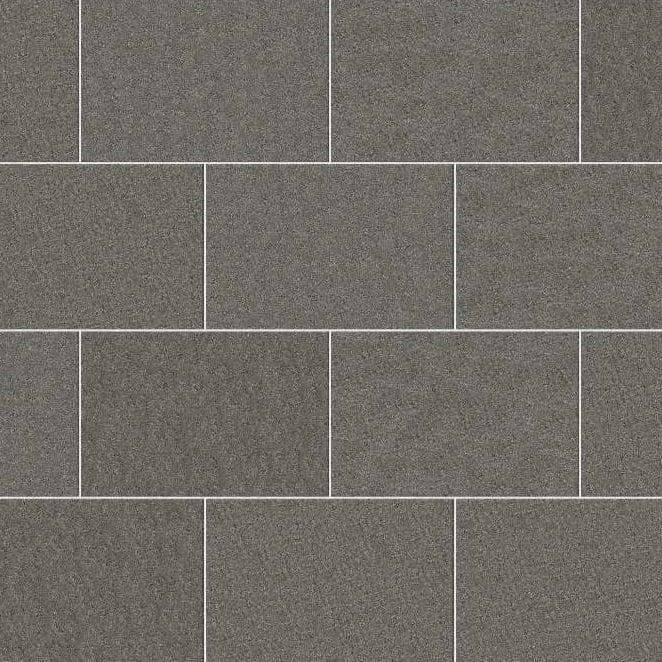  SDT1487 SDM451 M1111 Pensy Black Granite - Flamed | Pattern DP061 Paving - Half Running Bond - Sawn Edge - Dimensional 3 Pieces 1 Size* | 36x24"