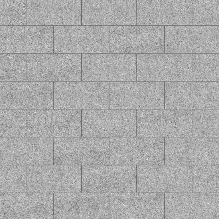 SDT1413 SDM422 M845 Gray Nisa Granite - Sand Blasted | Pattern DP061 Paving - Half Running Bond - Sawn Edge - Dimensional 3 Pieces 1 Size* | 24x12"