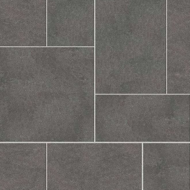  SDT1422 SDM421 M874 Sugus Black Sandstone - Flamed | Pattern DP094 Paving - Universal - Sawn Edge - Dimensional 14 Pieces 4 Sizes