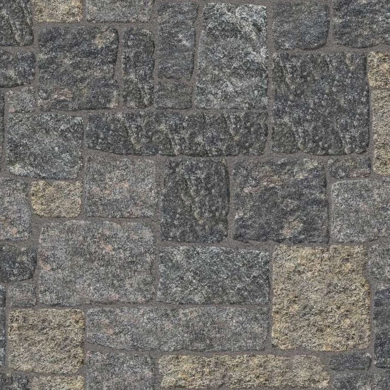 SDT1444 SDM407 P1185 Hoth Hill Granite - Split-face | Pattern DP113 Veneer - Roughly Squares and Rectangles - Split Edge - Random Sizes