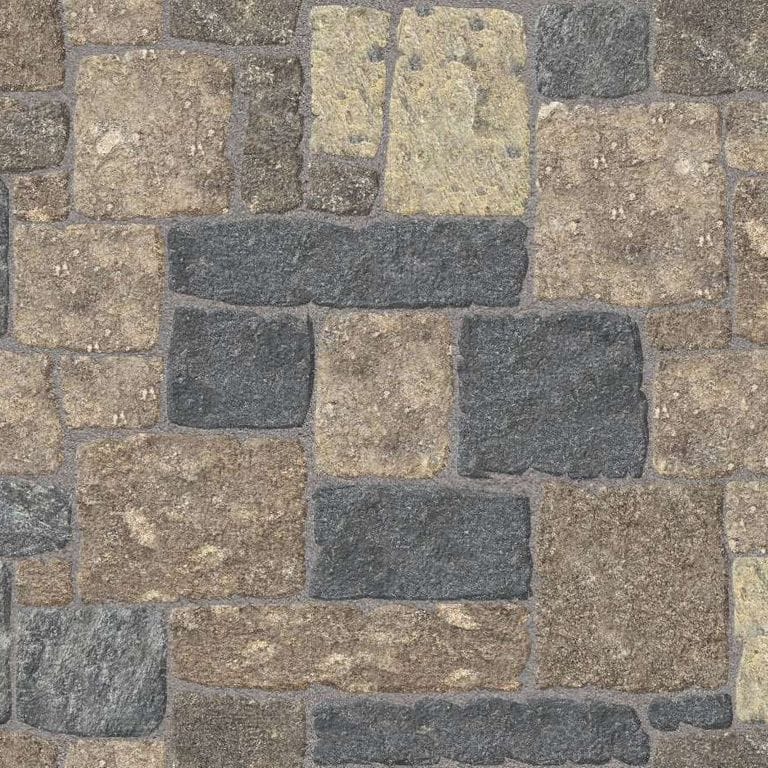 SDT1484 SDM409 P1186 Lake Korynth Fieldstone Blend - Split-face | Pattern DP113 Veneer - Roughly Squares and Rectangles - Split Edge - Random Sizes