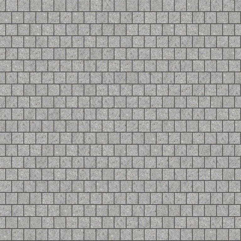  SDT1500 SDM429 M1194 Superior Snow Granite - Flamed | Pattern DP061 Paving - Half Running Bond - Sawn Edge - Dimensional 3 Pieces 1 Size* | 4x4"