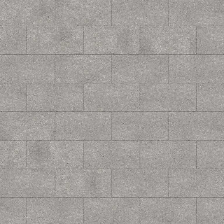  SDT1448 SDM417 M735 Bavarian Dolomite Gray Limestone - Sand Blasted | Pattern DP061 Paving - Half Running Bond - Sawn Edge - Dimensional 3 Pieces 1 Size* | 24x12"