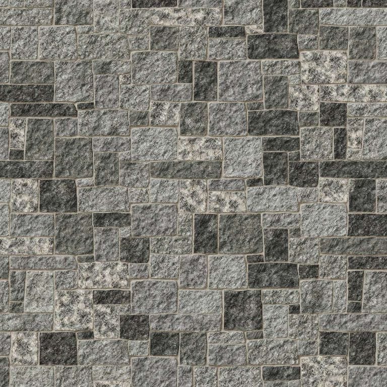 SDT1502 SDM449 P1216 Oyster Bay Granite - Bedface | Pattern DP113 Veneer - Roughly Squares and Rectangles - Split Edge - Random Sizes