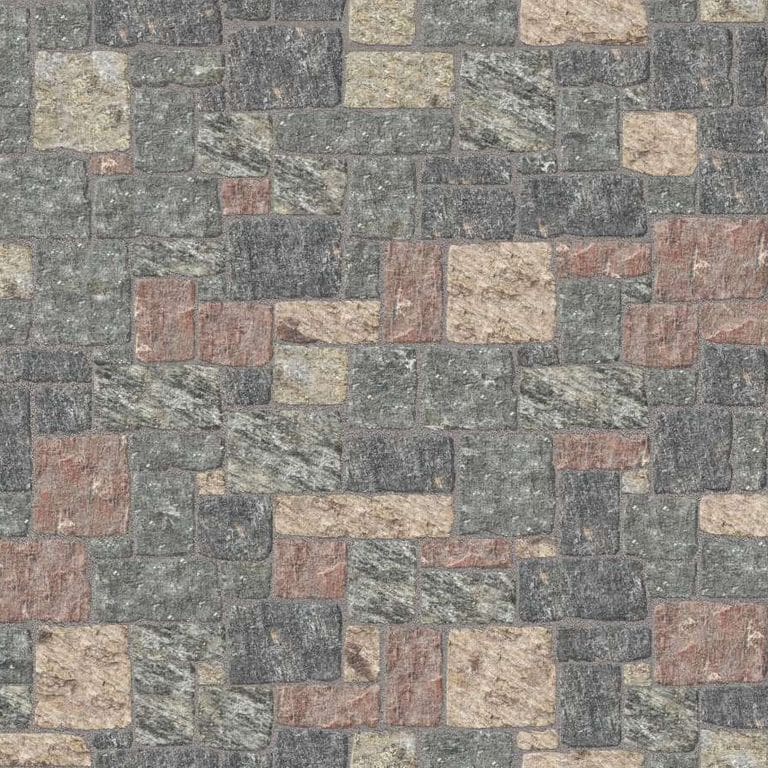 SDT1469 SDM399 P1188 Mount Von Trapp Granite-Square and Recs - Split-face | Pattern DP113 Veneer - Roughly Squares and Rectangles - Split Edge - Random Sizes