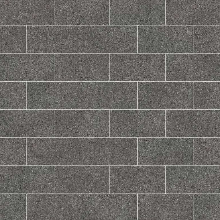 SDT1418 SDM421 M874 Sugus Black Sandstone - Flamed | Pattern DP061 Paving - Half Running Bond - Sawn Edge - Dimensional 3 Pieces 1 Size* | 24x12"