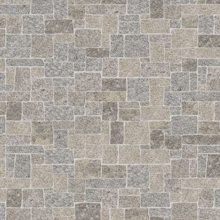 SDT1449 SDM413 P1191 Tower Hill Granite - Split-face | Pattern DP113 Veneer - Roughly Squares and Rectangles - Split Edge - Random Sizes