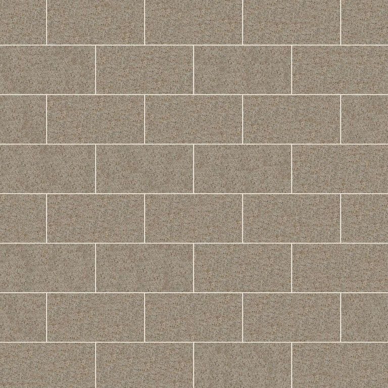 SDT1494 SDM486 M1236 Amber Granite - Sand Blasted | Pattern DP061 Paving - Half Running Bond - Sawn Edge - Dimensional 3 Pieces 1 Size* | 24x12"