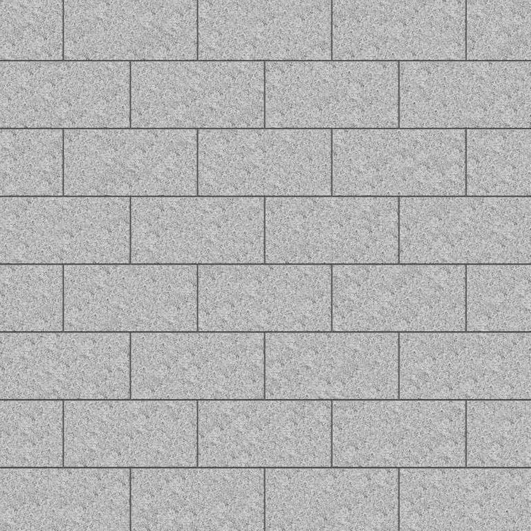 SDT1424 SDM426 M853 Gray Salis Granite - Sand Blasted | Pattern DP061 Paving - Half Running Bond - Sawn Edge - Dimensional 3 Pieces 1 Size* | 24x12"