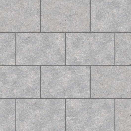  SDT1394 SDM391 M735 Bavarian Dolomite Gray - Sand Blasted &amp; Tumbled | Pattern DP061 Paving - Half Running Bond - Sawn Edge - Dimensional 3 Pieces 1 Size* | 36x24"