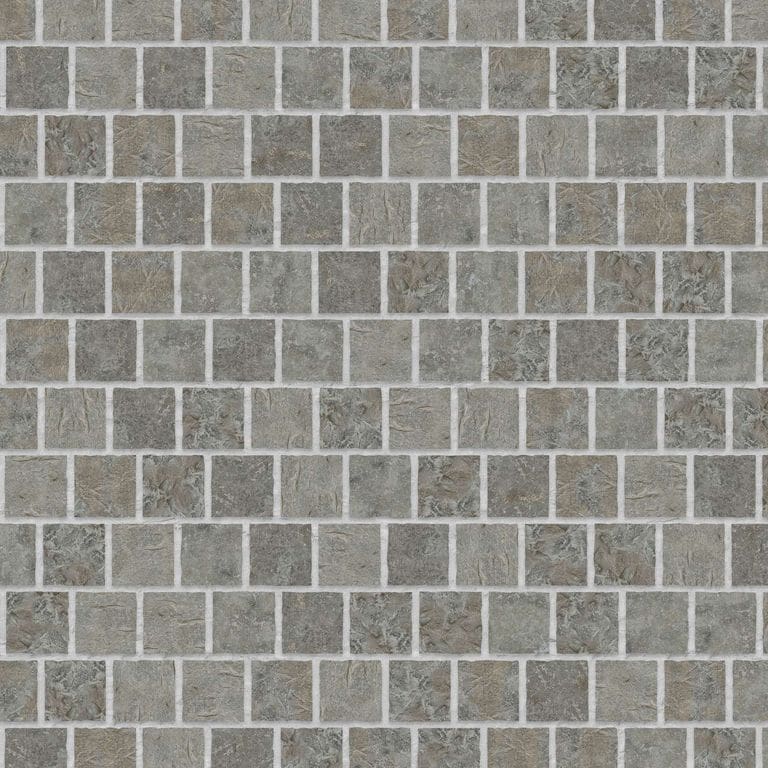 Reclaimed European Cobbles - Weathered &amp; Worn Surface - Thin Veneer - Standard Square - DP077 SDM121 SDT233