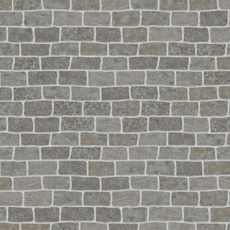 Reclaimed European Cobbles - Weathered &amp; Worn Surface - Thin Veneer - Medium Rec - DP053 SDM121 SDT231