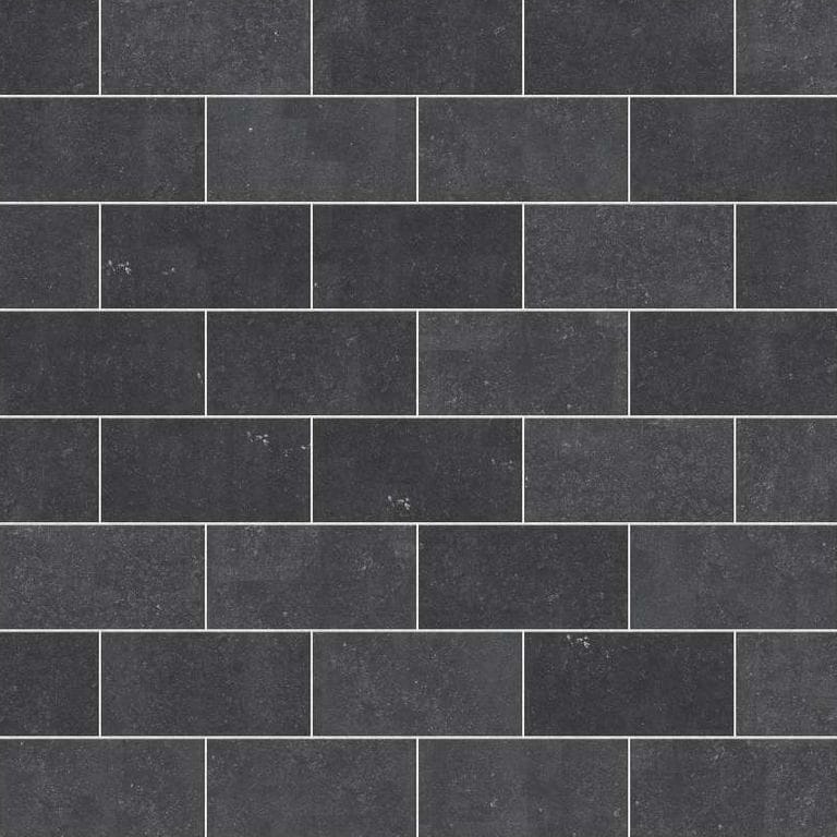  SDT1529 SDM487 M546 Belgian Bluestone - Honed Dark | Pattern DP061 Paving - Half Running Bond - Sawn Edge - Dimensional 3 Pieces 1 Size* | 24x12"