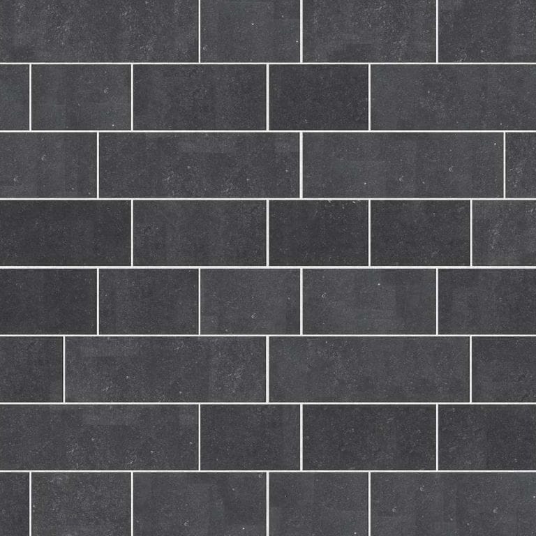 SDT1589 SDM487 M546 Belgian Bluestone - Honed Dark | Pattern DP087 Paving - Running Bond - Sawn Edge - Dimensional 22 Pieces 3 Sizes | 18x12"(8) 24x12"(6) 36x12"(8)