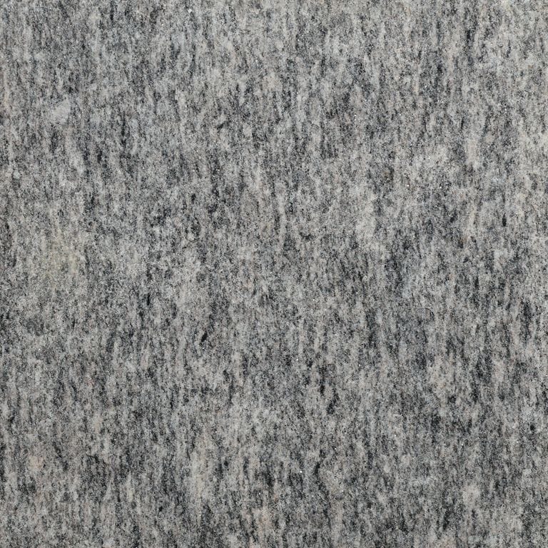 Swatch image for Brazilian Lucerna Gneiss. The surface finish shown is flamed. The dominant color shown is gray. The color mix creates a cool feeling.