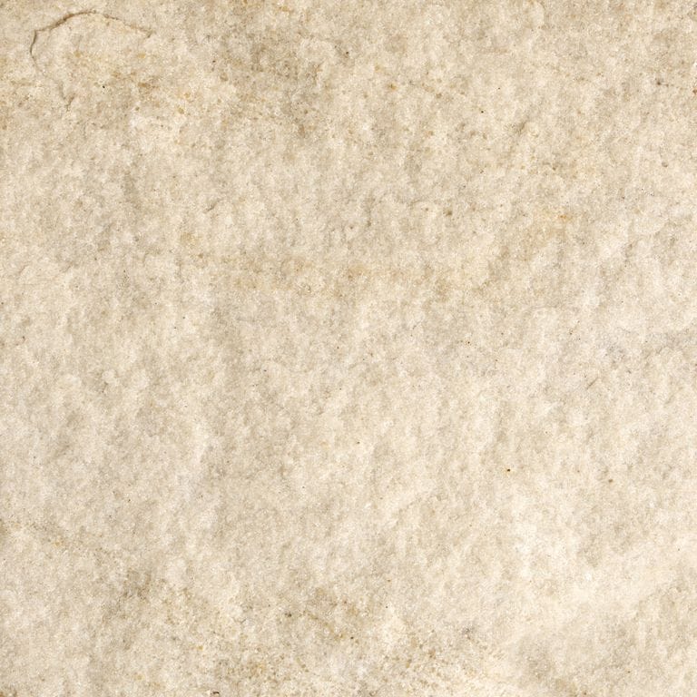 Color/Finish variation image for Harvest Gold Sandstone. The surface finish shown is split-face. Dominant colors shown are beige and tan. The color mix creates a warm feeling. Regular color pattern.