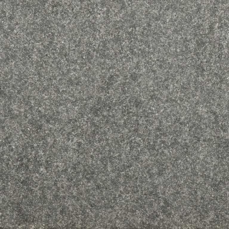 Color/Finish variation image for Basalt - Premium Black. The surface finish shown is flamed. The dominant color shown is gray. The color mix creates a cool feeling.