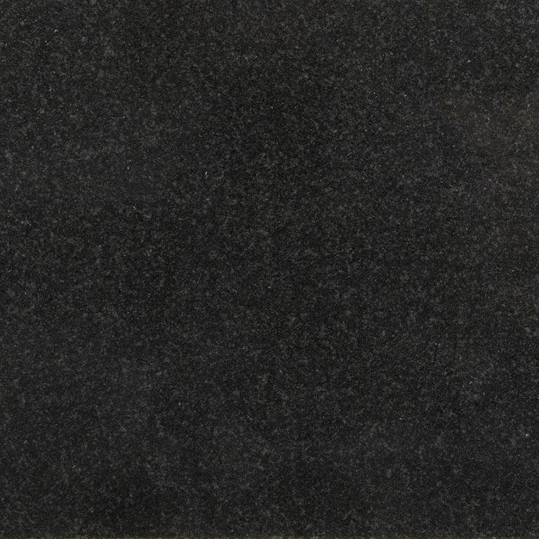 Color/Finish variation image for Basalt - Premium Black. The surface finish shown is polished. The dominant color shown is black. The color mix creates a cool feeling.