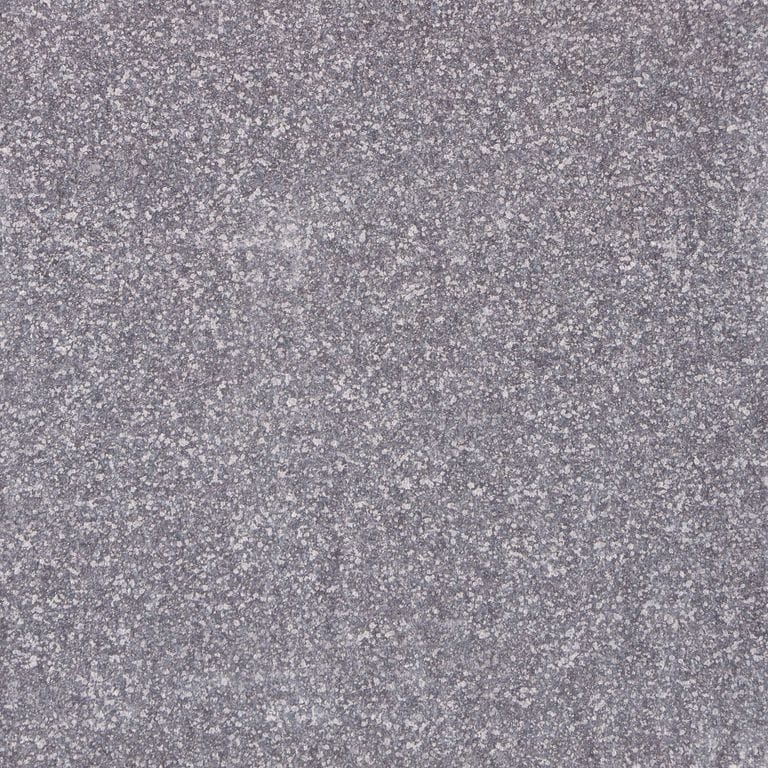 The surface finish shown is flamed. The dominant color shown is gray. The color mix creates a cool feeling. Speckled, coarse speckled and blotched color patterns.