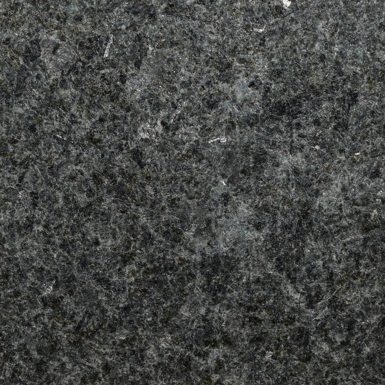 Feature image for Terra Black Granite. The surface finish shown is . Dominant colors shown are black and gray. The color mix creates a cool feeling.