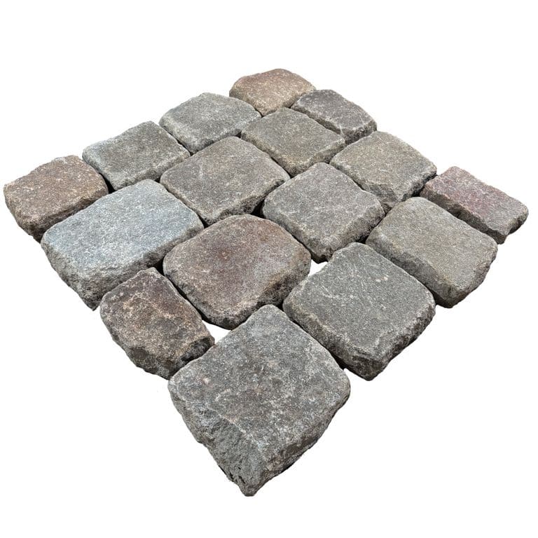 Reclaimed Multicolor Granite Cobblestones