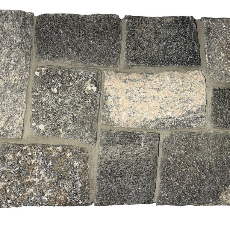 Application image for Mystic Harbor Granite. The surface finish shown is . The dominant color shown is gray. The color mix creates a warm feeling.