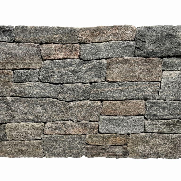 Application image for Vineyard Granite. The surface finish shown is split-face. The dominant color shown is gray. The color mix creates a warm feeling.