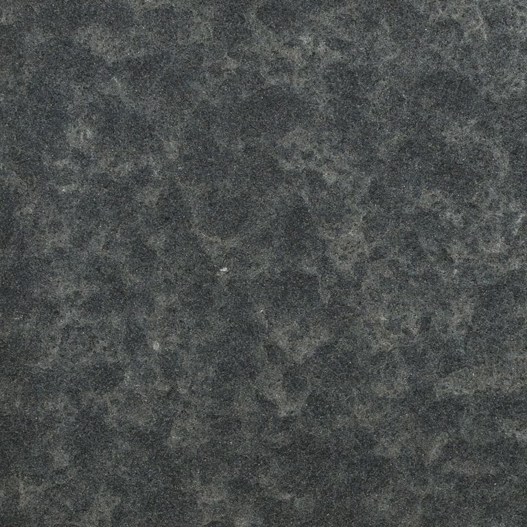 Color/Finish variation image for Mongolian Black Basalt. The surface finish shown is . Dominant colors shown are black and gray. The color mix creates a cool feeling.