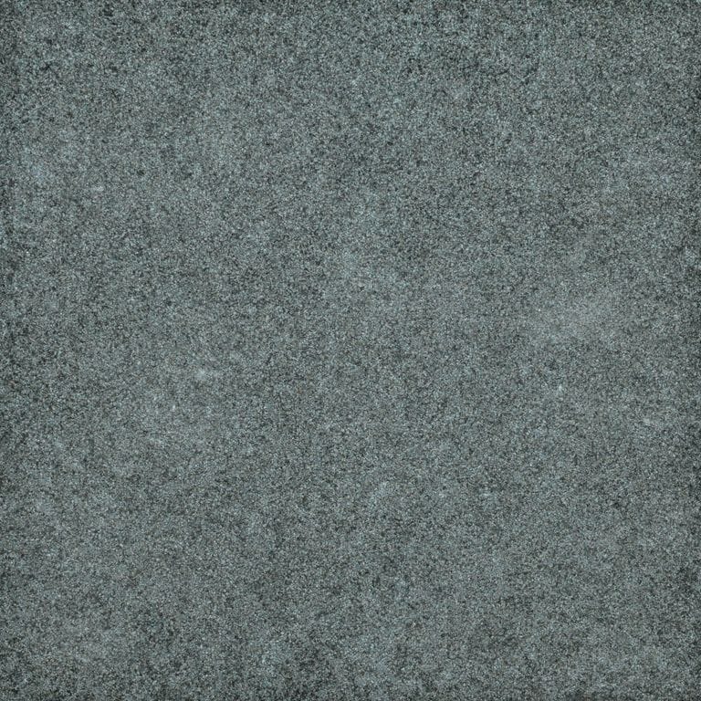 Color/Finish variation image for Adriatic Basalt. The surface finish shown is sand blasted. Dominant colors shown are green and gray. The color mix creates a cool feeling.