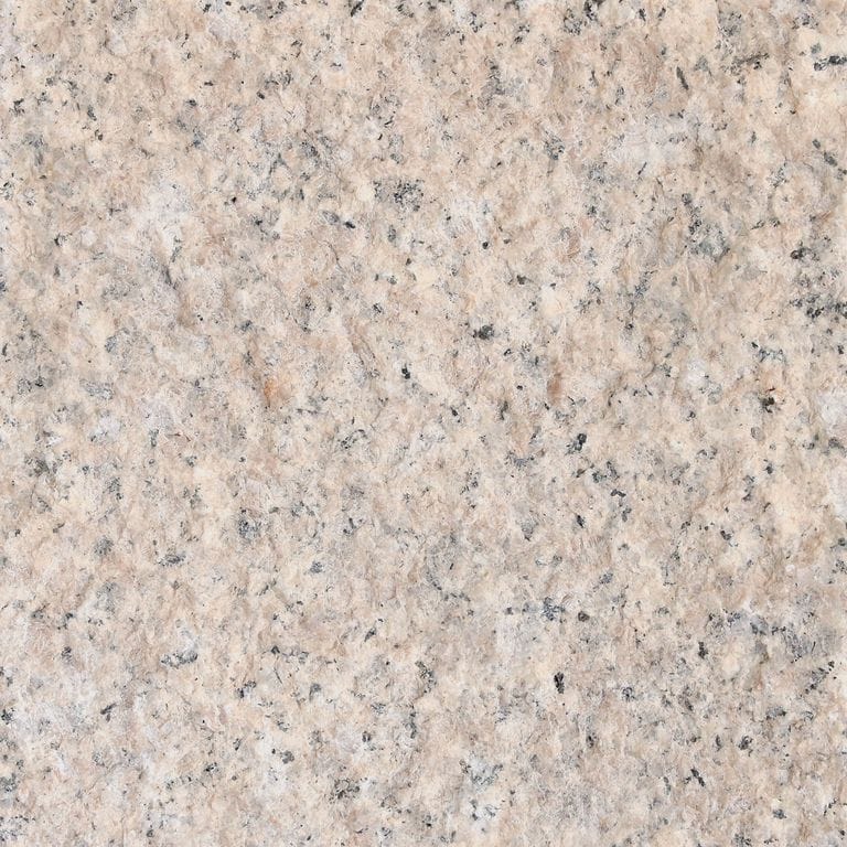 Color/Finish variation image for Reclaimed Footworn Granite Planks. The dominant color shown is beige; with gray, pink, purple, white, tan and cream secondaries. The color mix creates a warm feeling. Regular and speckled color patterns.