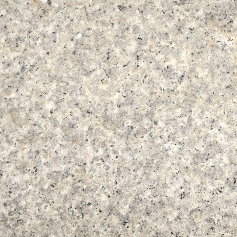 Color/Finish variation image for Reclaimed Footworn Granite Planks. Dominant colors shown are beige and cream; with gray, white and tan secondaries. The color mix creates a warm feeling. Speckled and coarse speckled color patterns.