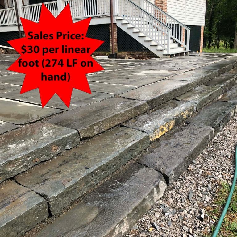 Application image for Reclaimed Bluestone Curbstone.